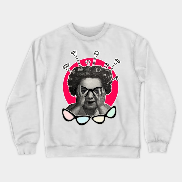 I wear glasses Crewneck Sweatshirt by Marccelus